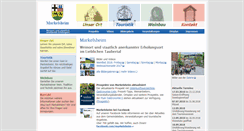 Desktop Screenshot of markelsheim.de