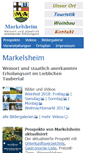 Mobile Screenshot of markelsheim.de