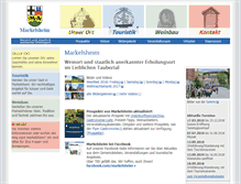 Tablet Screenshot of markelsheim.de